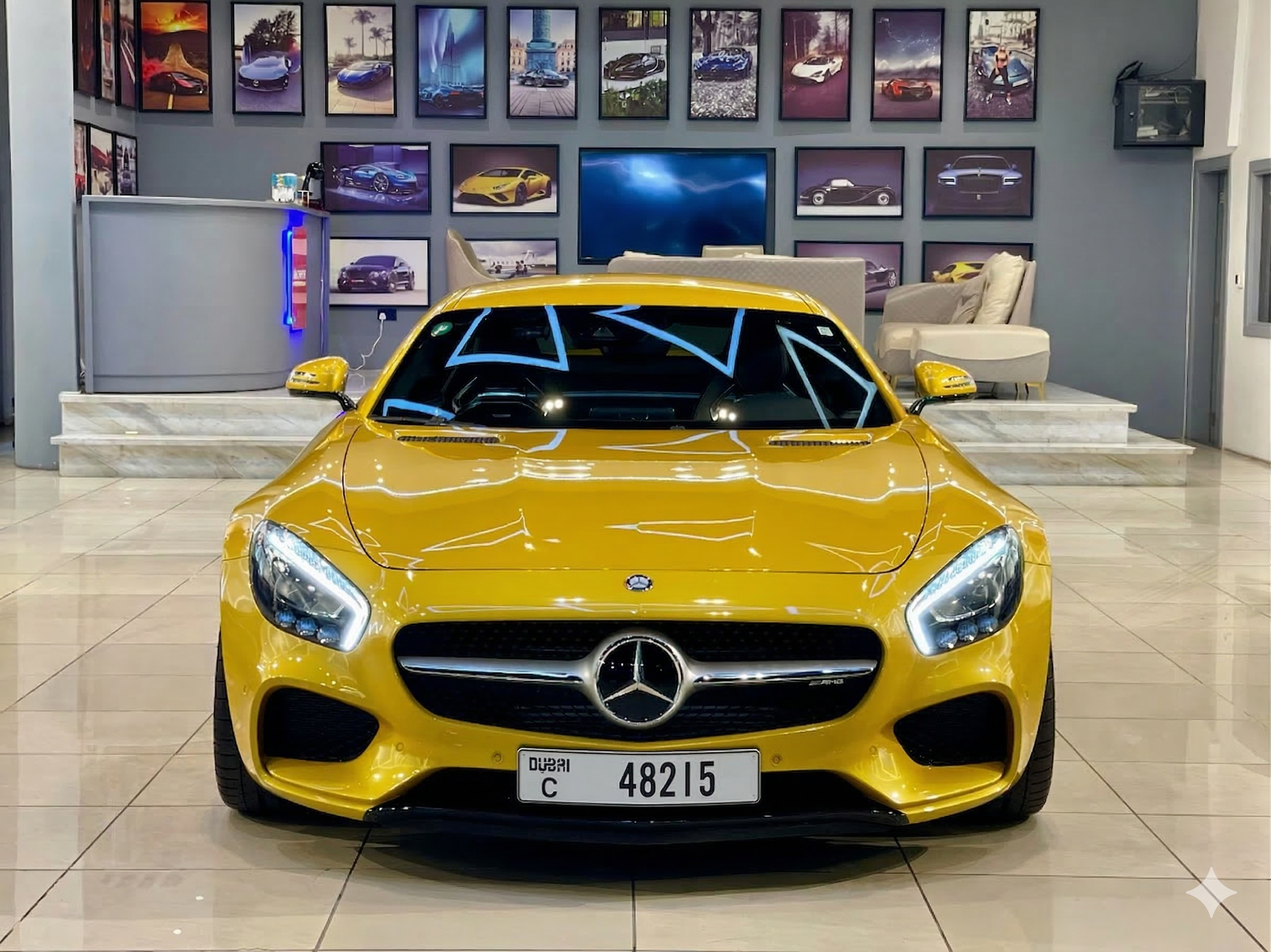 مرسيدس GT SYELLOW